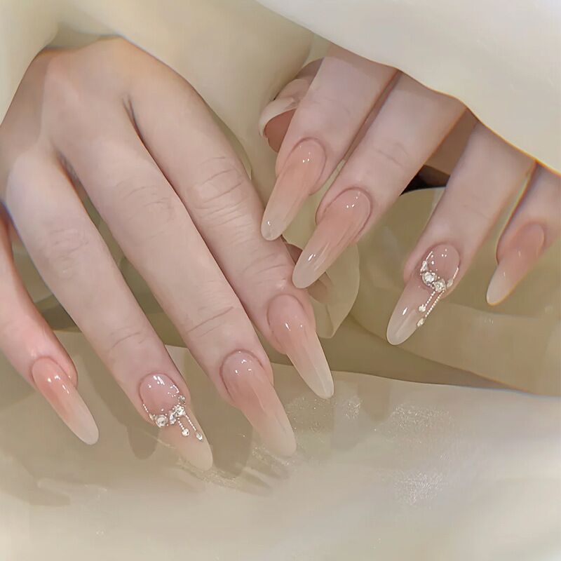 Creative Themed Press-On Nail Art Set Bowlift