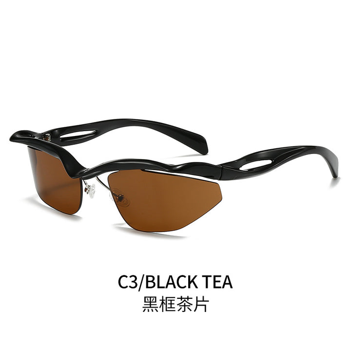 Women's sporty sunglasses with aerodynamic frame Bowlift 1780028486