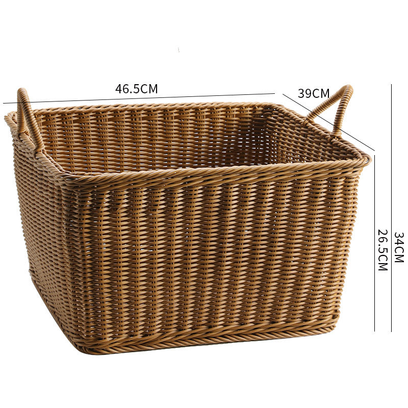 Unisex Spacious Storage Basket made of Woven Rattan Bowlift