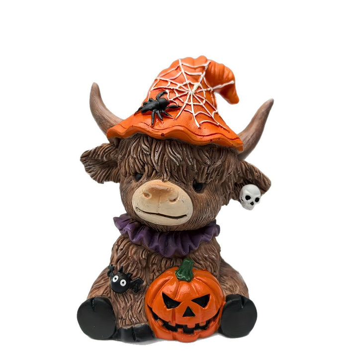Decorative Highland Cattle Figure Bowlift