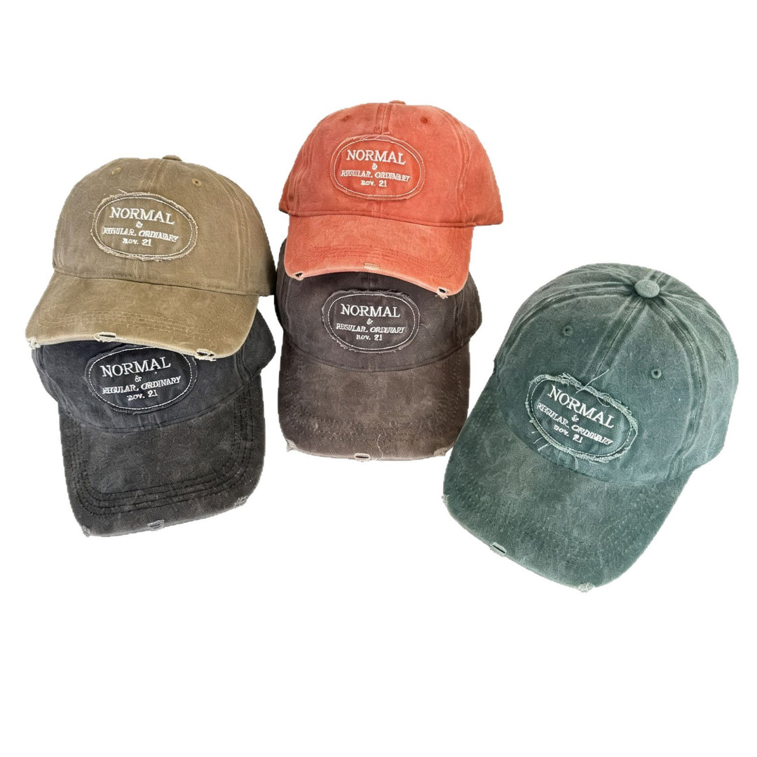 Men's Casual Distressed Cotton Baseball Cap Bowlift