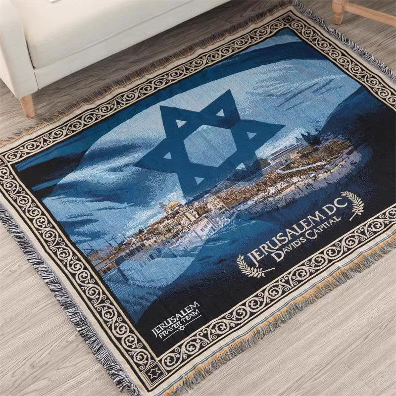 Artistic Woven Tapestry Blanket