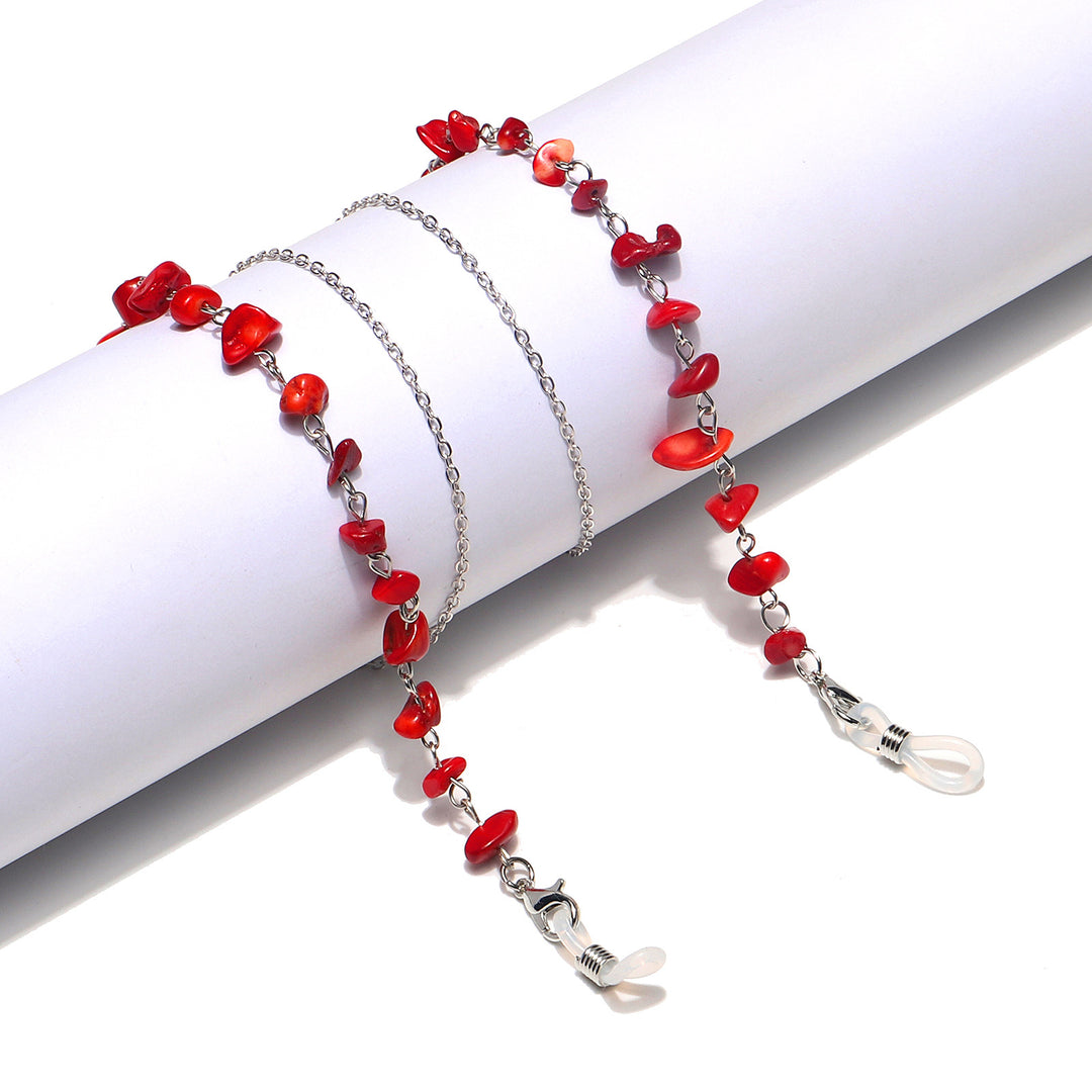 Stylish Natural Stone Eyewear Chain Bowlift