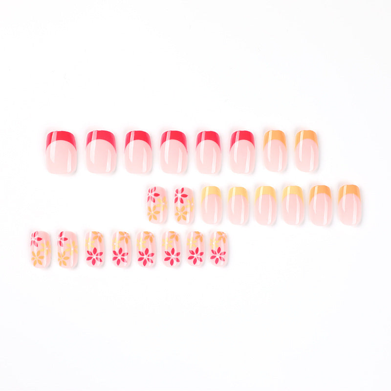 Artful nail art with delicate floral accents Bowlift