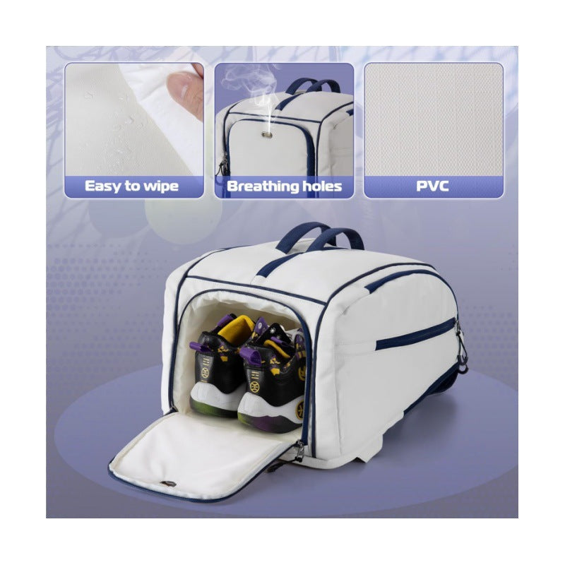 Multifunctional Sports Backpack with Integrated Laptop Compartment Bowlift