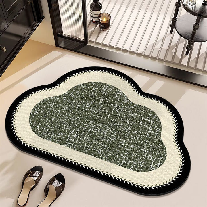 Decorative Scalloped Edge Area Rug