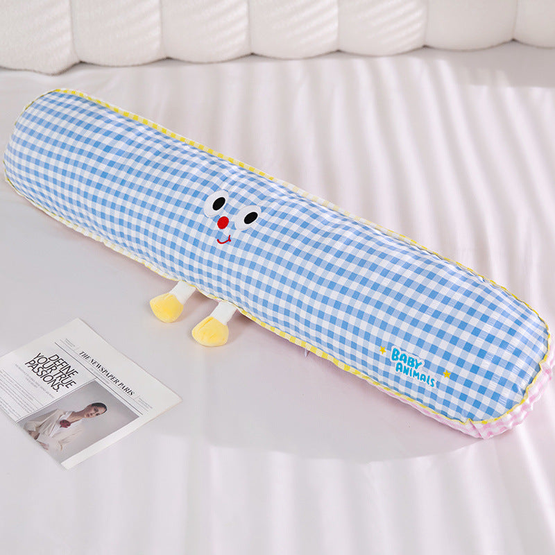 Plush Neck Roll with Playful Animal Design Bowlift