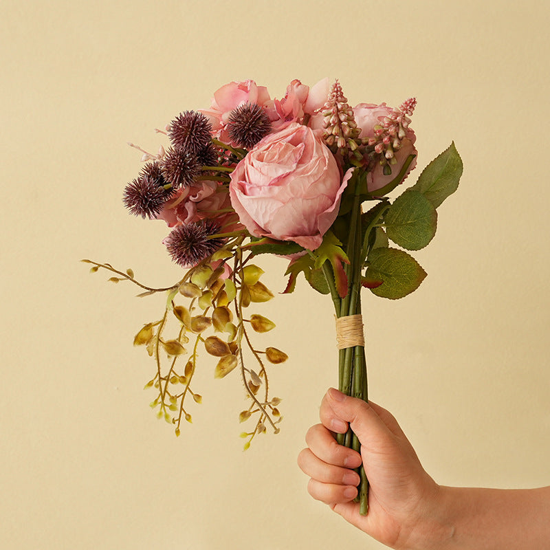 Elegant Artificial Flower Bouquet Bowlift