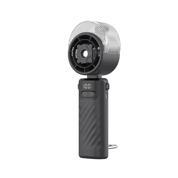 Unisex Rechargeable Adjustable Airflow Handheld Mist Fan Bowlift