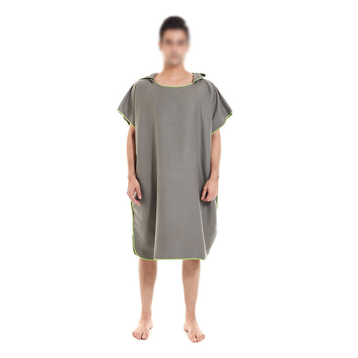 Hooded poncho with practical pockets and quick-drying material Bowlift