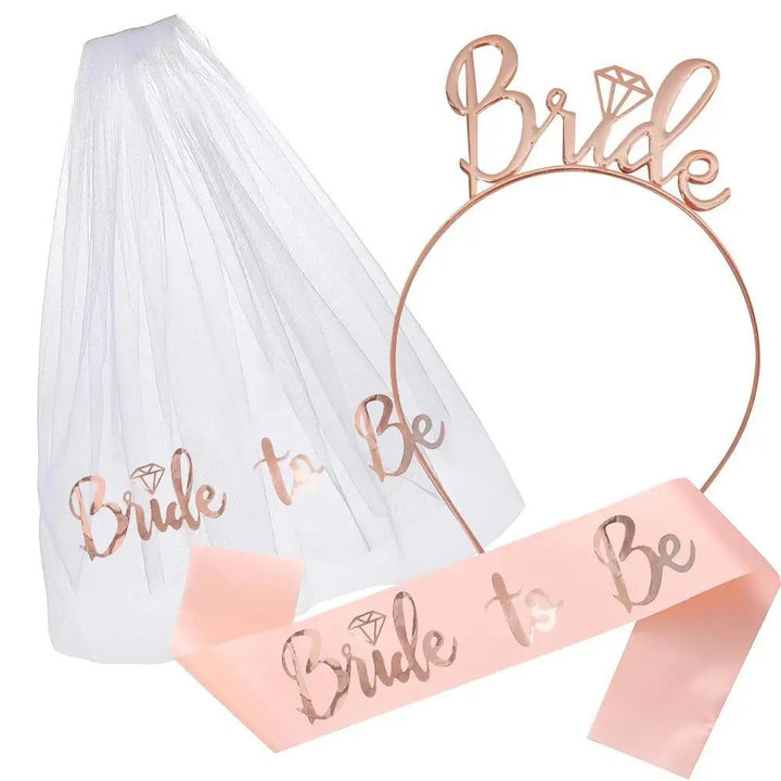 Ladies' Decorative Headband with "Bride" Inscription Bowlift
