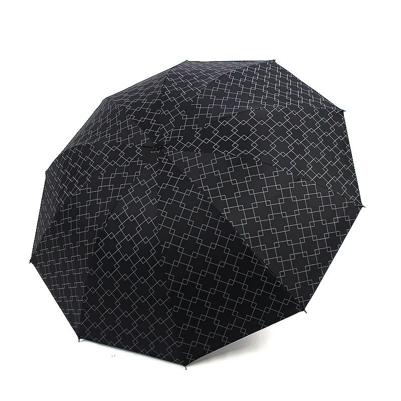 Ladies Folding Umbrella with Innovative Stability System Bowlift