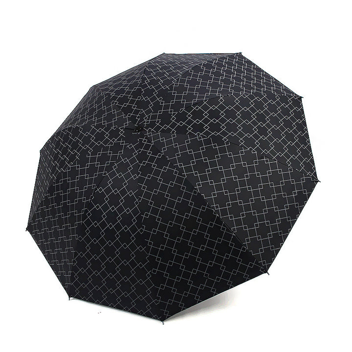 Ladies Folding Umbrella with Innovative Stability System Bowlift