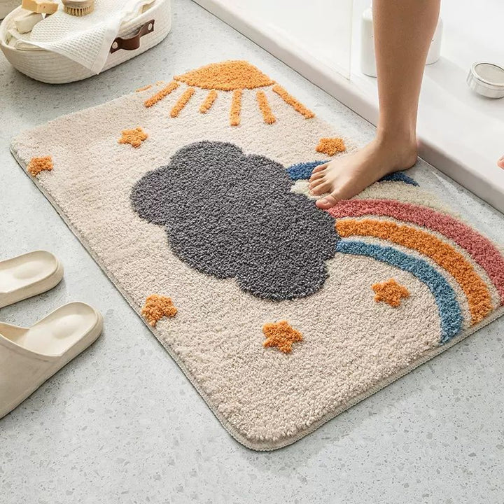 Cute Cartoon Dog Bath Mat Bowlift