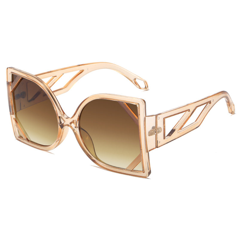 Ladies geometric sunglasses with exclusive design and UV protection Bowlift