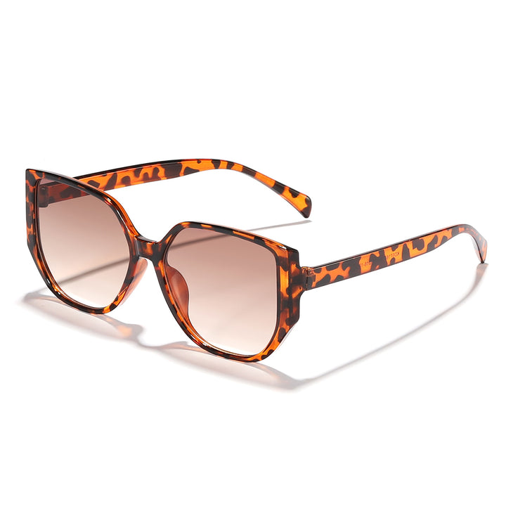 Women’s fashionable square sunglasses with wide frame and UV protection Bowlift