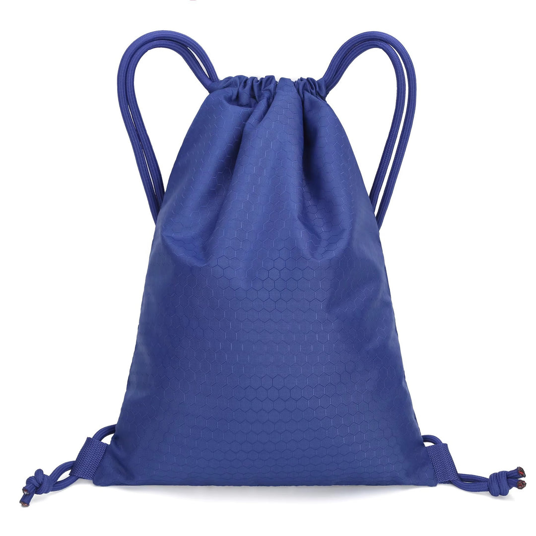 Honeycomb Texture Drawstring Backpack Bowlift