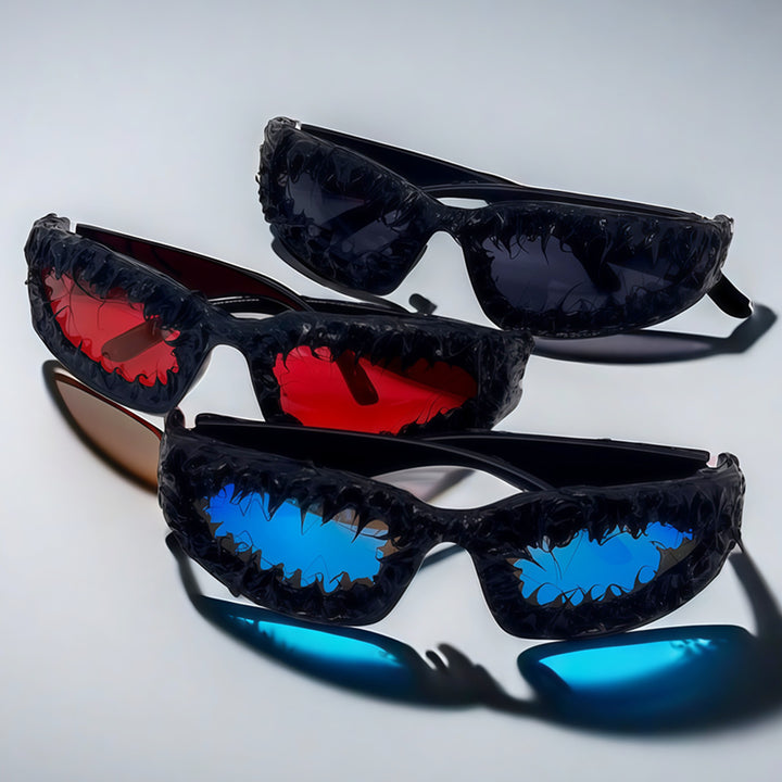 Women's futuristic sunglasses in avant-garde design Bowlift