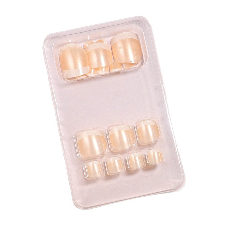 Premium Glossy Press-On Toe Nails Bowlift