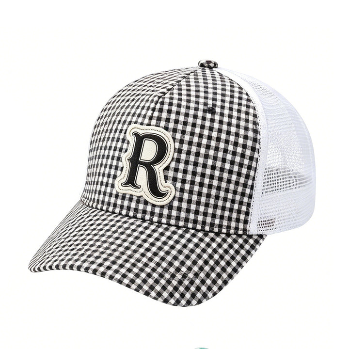 Women's Casual Checkered Beanie Bowlift