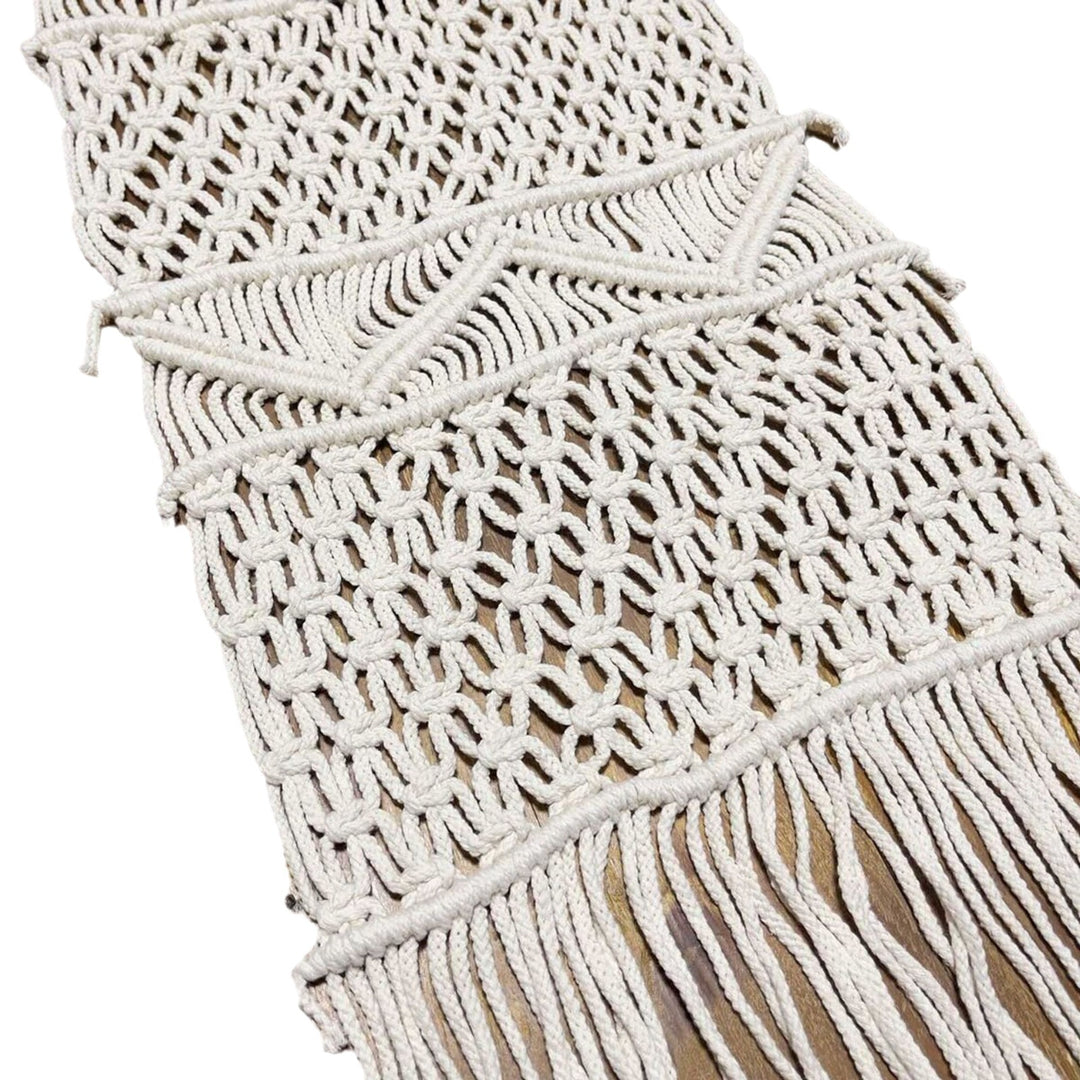 Macrame Table Runner Bowlift