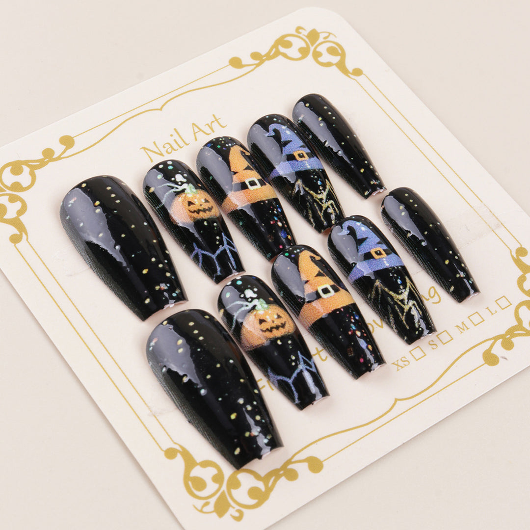 Halloween-Themed Press-On Nail Tips Bowlift