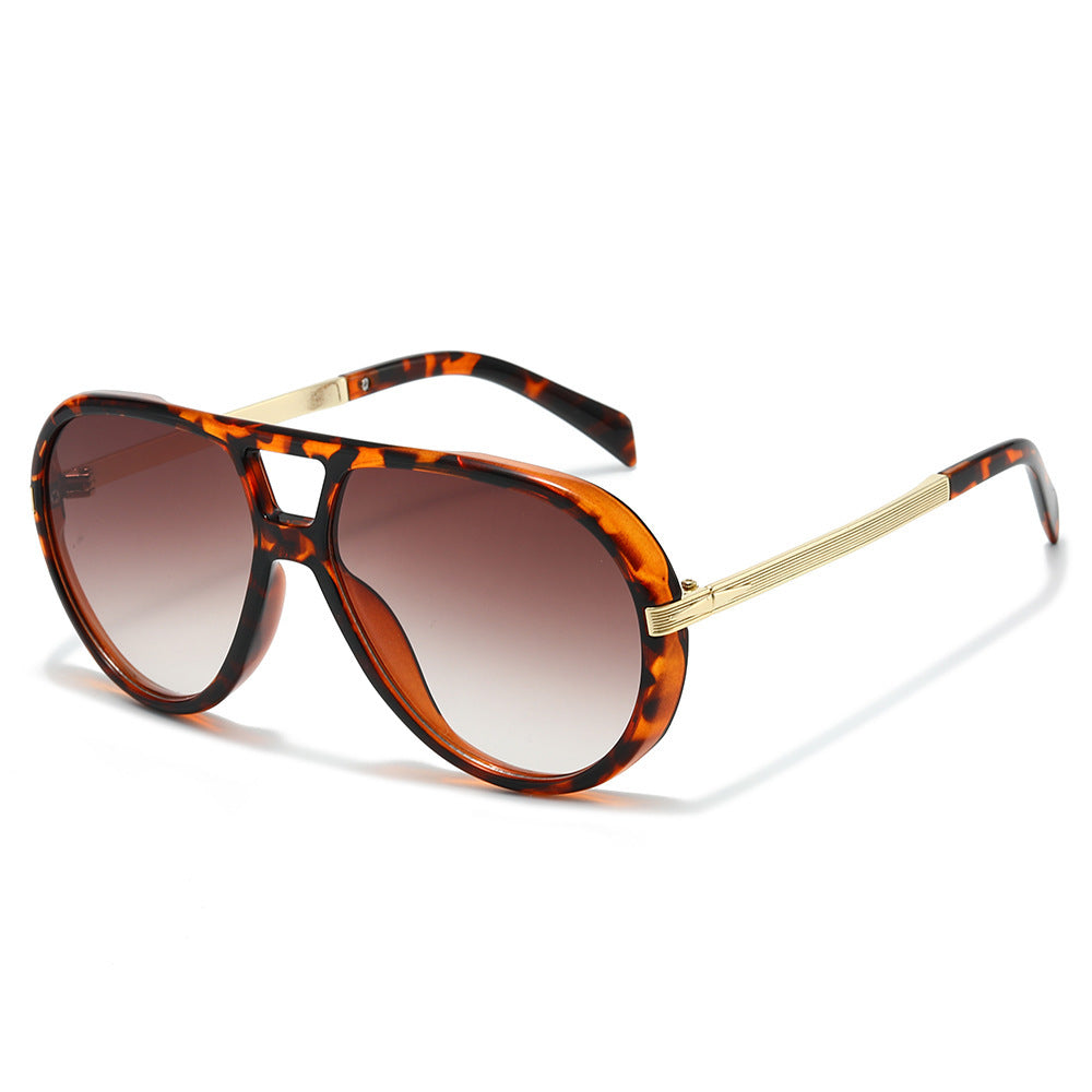 Oversized Aviator-Style Sunglasses Bowlift