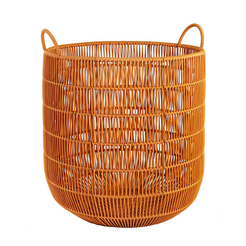 Women Stylish Storage Basket with Open Handles Bowlift