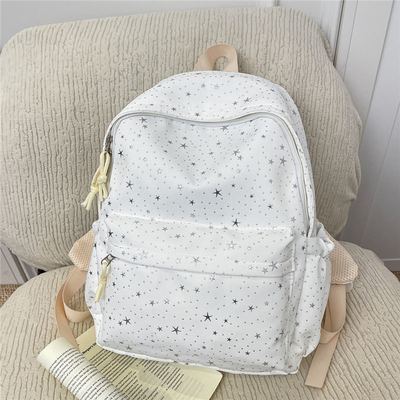 Star Patterned Lightweight Backpack