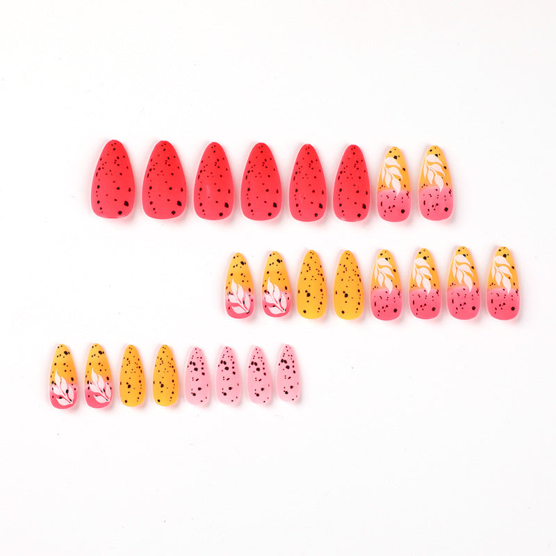 Artificial nail art with floral ombre design Bowlift