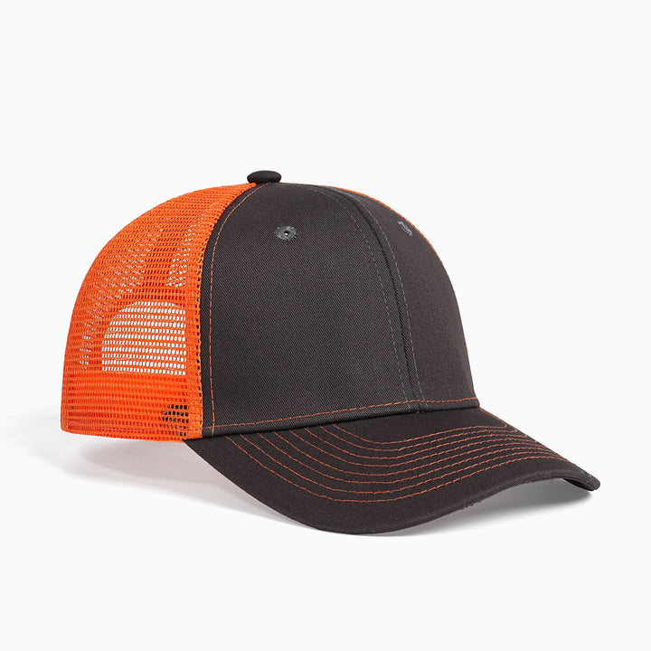 Unisex Trucker Cap with breathable mesh Bowlift