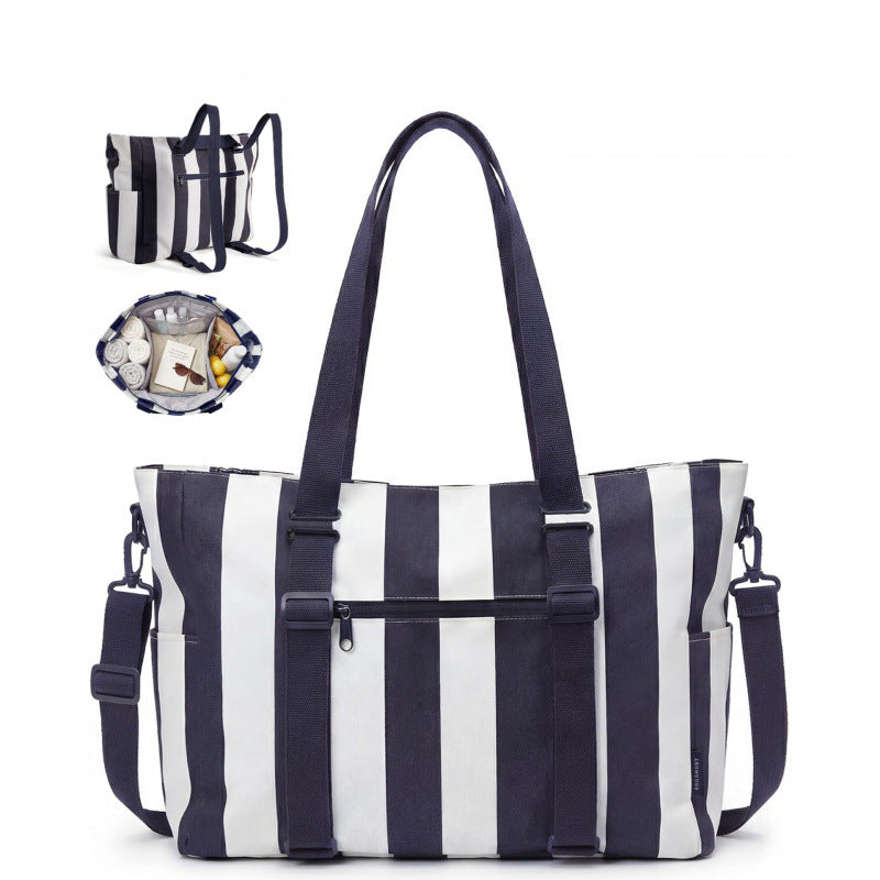 Fashionable tote bag with multifunctional compartments Bowlift