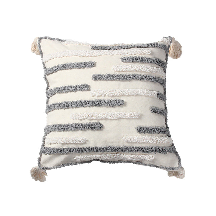 Structured Handwoven Accent Pillow