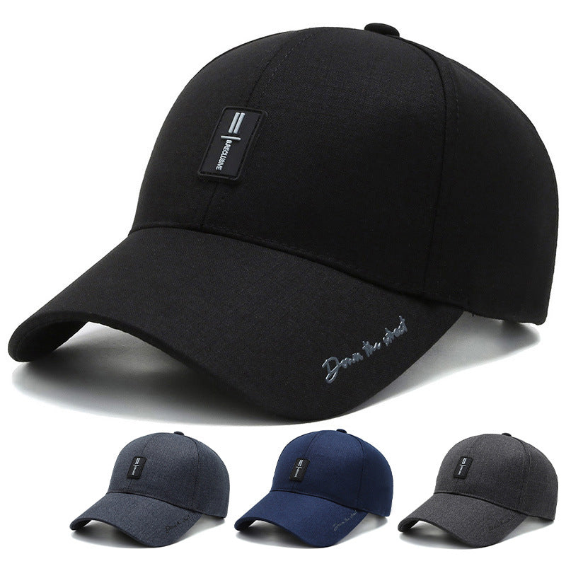 Men's Structured Denim Baseball Cap Bowlift