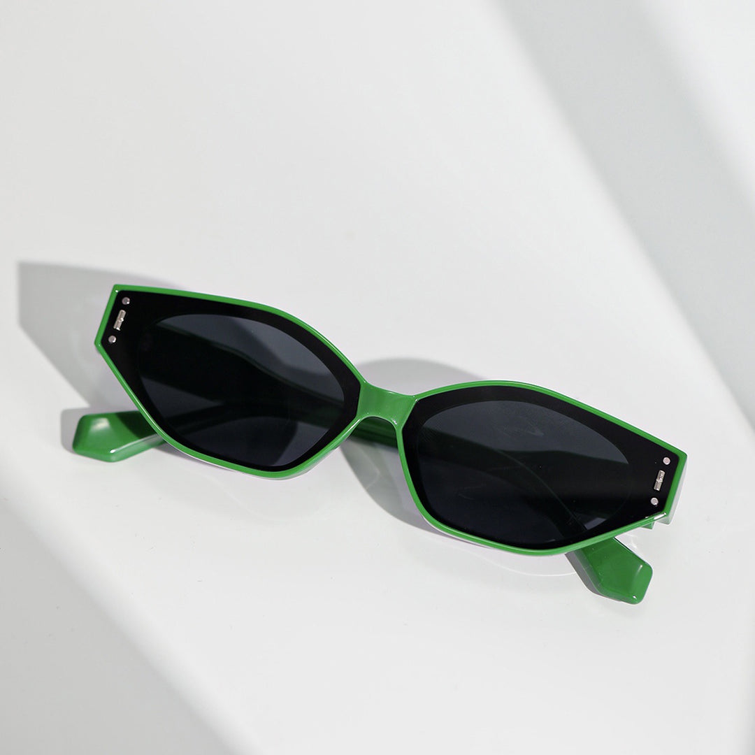 Women's geometric sunglasses in futuristic design Bowlift