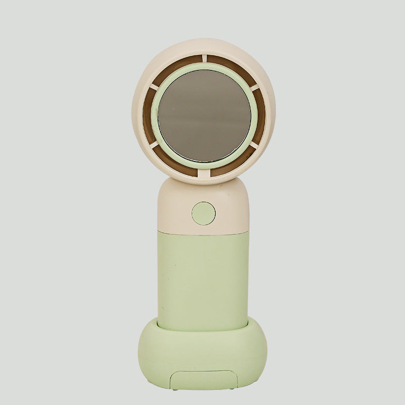 Women's Portable Mini Fan with Mirror Bowlift