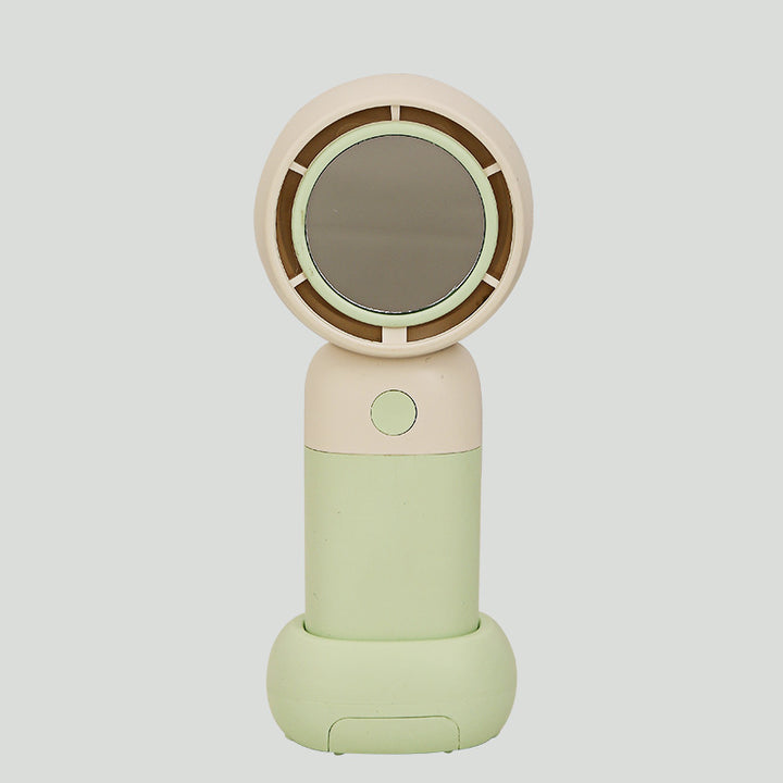 Women's Portable Mini Fan with Mirror Bowlift