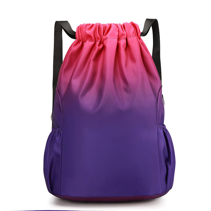 Gradient Lightweight Drawstring Backpack Bowlift