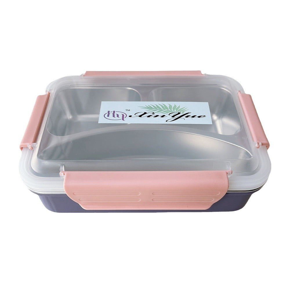 Multi-Compartment Stainless Steel Lunch Container