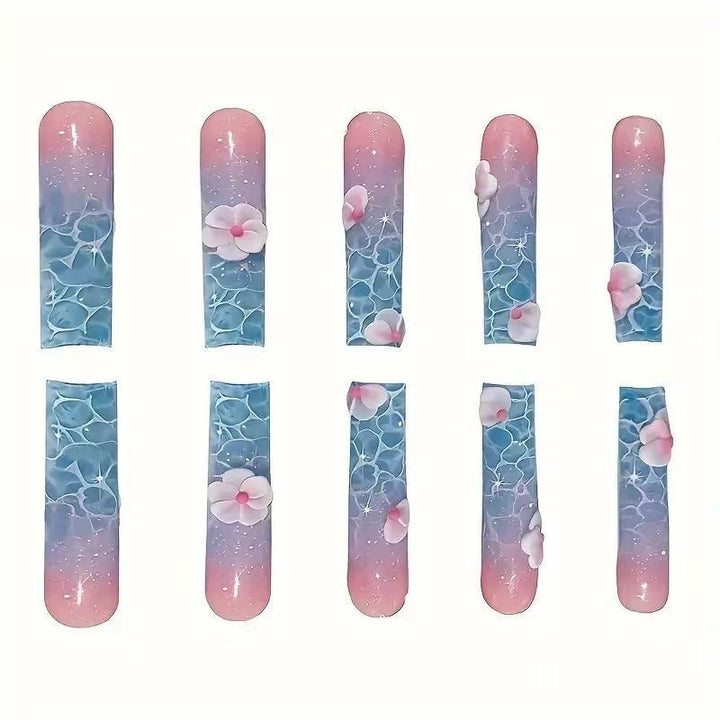 Floral Art Press-On Nail Extensions Bowlift 1787913679