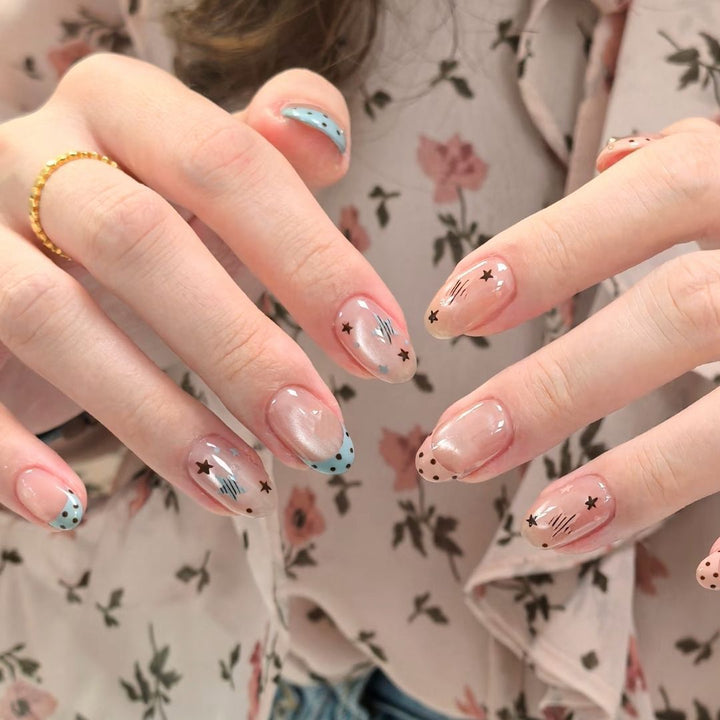 Artistic Press-On Nail Wraps Bowlift