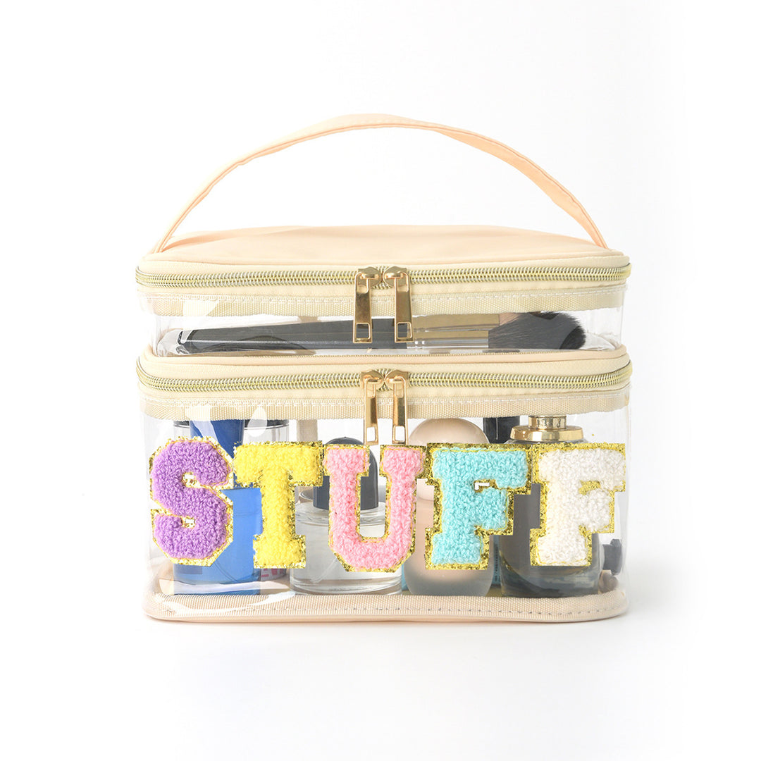 Plastic cosmetic box with two compartments Bowlift