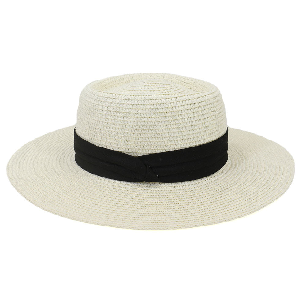 Breathable Sun Straw Boater Hat | Bowlift