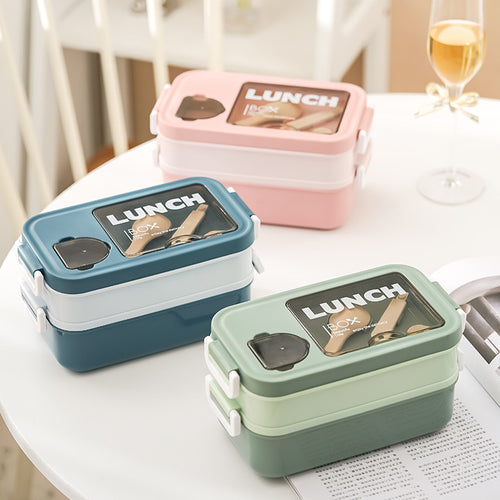 Double-Layered Food Storage Lunch Box