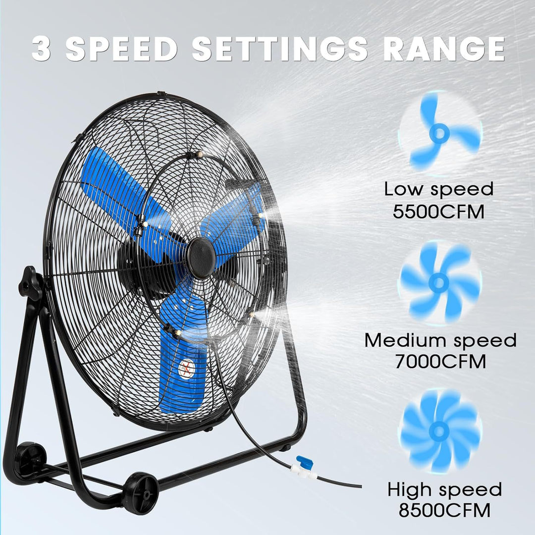 Heavy-Duty High-Performance Mist Fan Bowlift