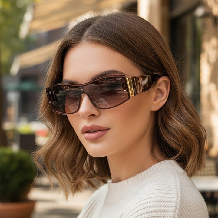 Women's Fashion Sunglasses with Distinctive Design and Robust Frame Bowlift