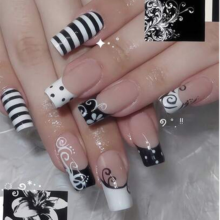 Chic Stylized Press-On Nail Tips Bowlift