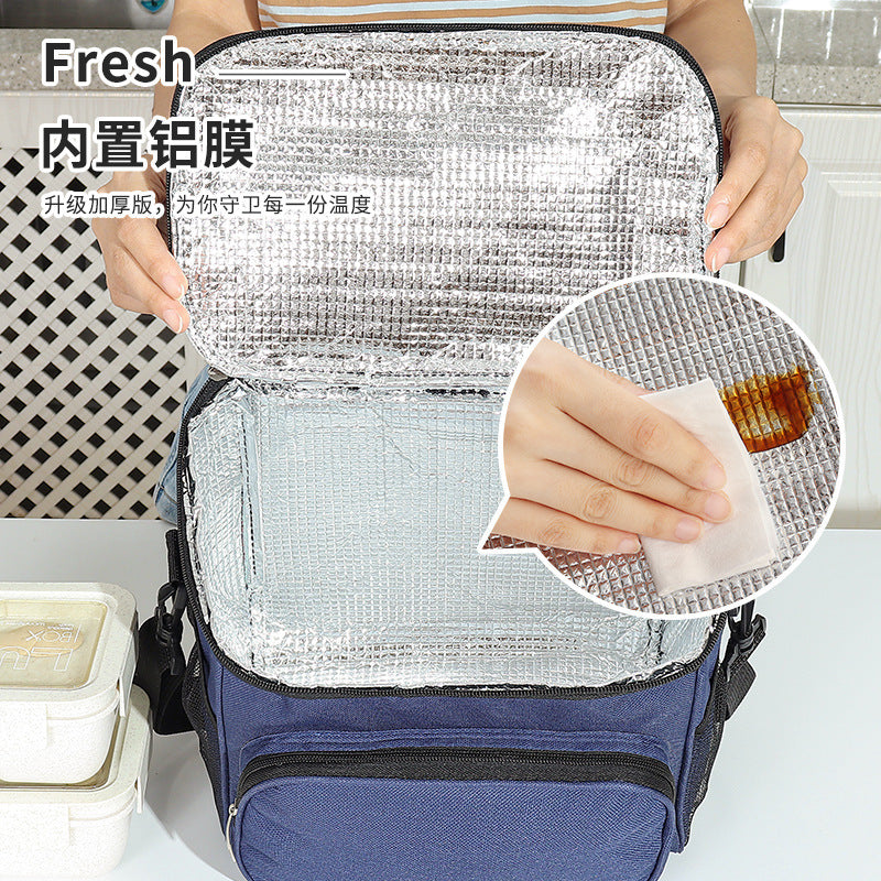 Insulated Food Carrier with Multi-Pocket Design Bowlift