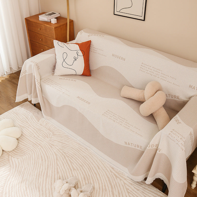 Soft Plush Bunny Pattern Throw Blanket