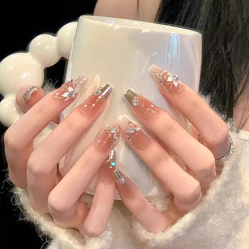 Decorative Glam Faux Nail Art Bowlift